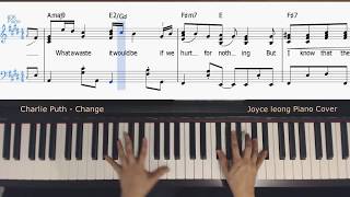 Charlie Puth - Change - Cover &amp; Sheets