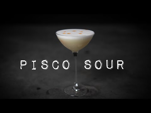 An Easy PISCO SOUR Recipe! (Essential Cocktails 28/50)