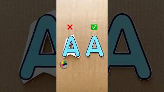 Perfect Cut ✂️ | A Letter with Inner Trick 🅰️ #chanafavors #diy #crafts #satisfying #papercraft