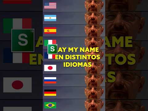 Say My Name en distintos idiomas | Breaking Bad #walterwhite #jessepinkman