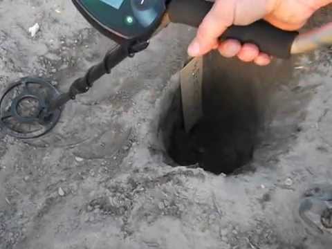 Wykrywacz Teknetics Eurotek test w terenie.Cewka 8".