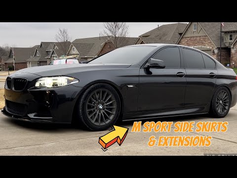 BMW F10 535i Mods: M Sport Sidekirt DIY
