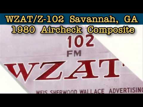 WZAT/Z-102 Savannah, GA Aircheck Composite (1980)