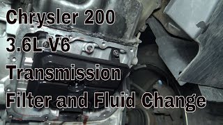 Transmission fluid and filter change Chrysler 200 3.6L V6