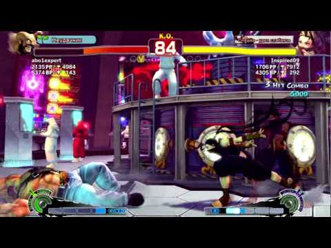 SSF4 AE abo1 [Zangief] vs Inspired09 [Ibuki]