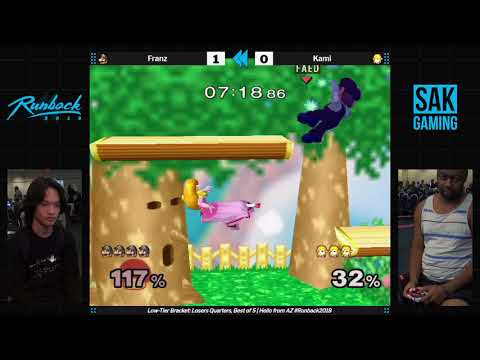 Runback 2018 Low Tier Singles Losers Quarters - Franz (Mario) vs Kami (Zelda)