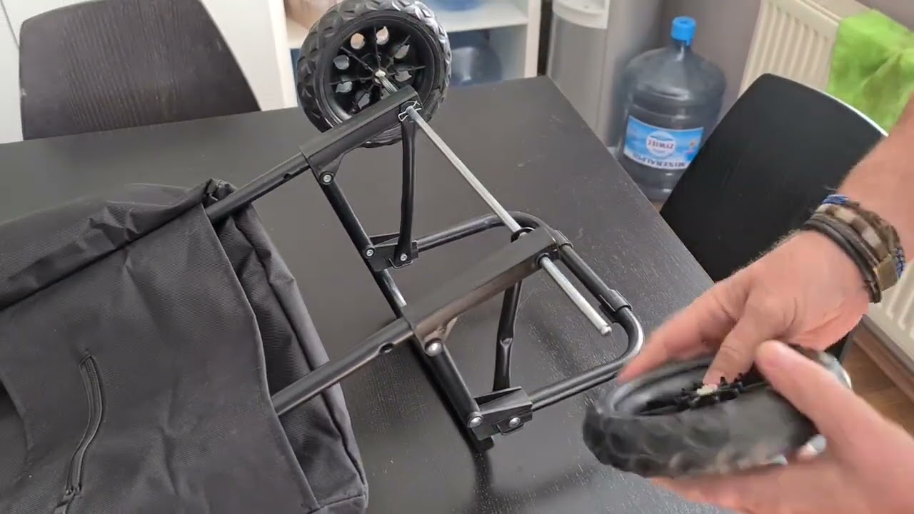 Montaż torby/wózka sklepowego na kółkach 2w1 TEKAN 9560