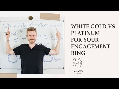 White gold VS Platinum: What metal to choose for your Engagement Ring