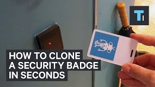 How to clone a security badge in seconds