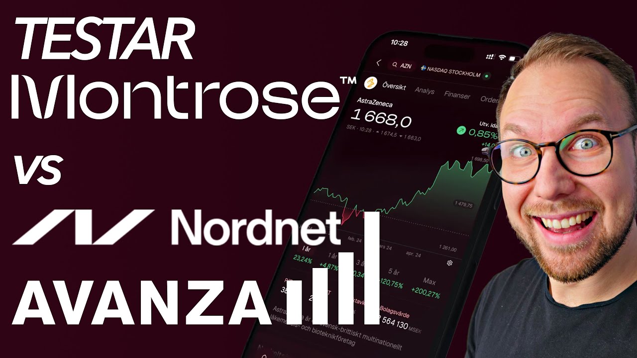 Testar köpa aktier på Montrose LIVE - Är det bättre än Avanza & Nordnet?