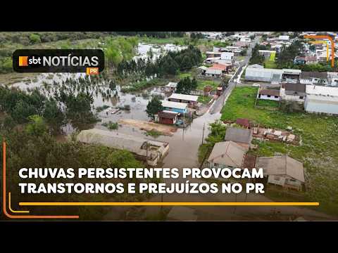 Chuvas persistentes provocam transtornos e prejuízos no Paraná - SBT Notícias PR (14/09/2026)