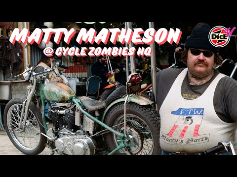 Matty Matheson & his 1941 FL Knucklehead Chopper  #DicEtv