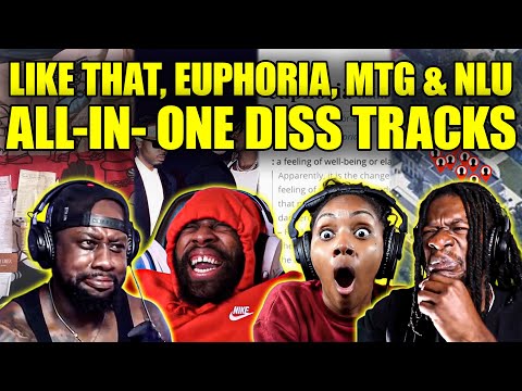 Kendrick Lamar - Like That, Euphoria, MTG & NLU - Reaction COMPILATION