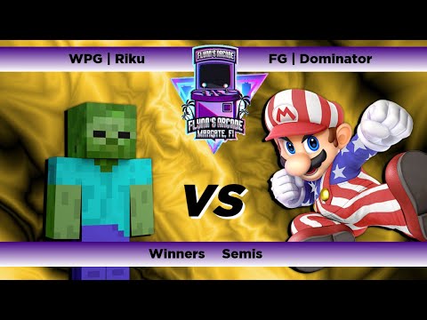 Flynn's Arcade 052 Winners Semis - WPG | Riku (Steve) Vs FG | Dominator (Mario) SSBU Ultimate