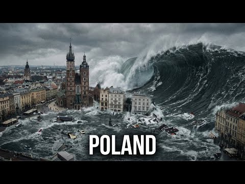 POLAND TSUNAMI (AI FICTIONAL) | Giant Baltic Wave Destroys Sopot, Gdynia & Gdańsk