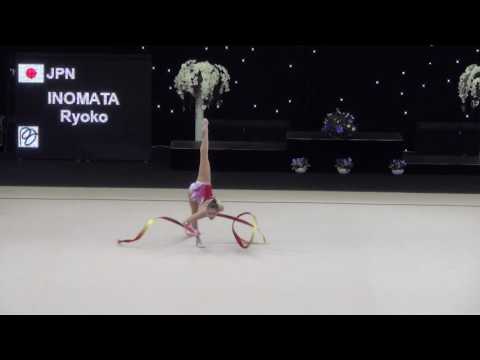 Ryoko Inomata JPN ribbon Miss Valentine 2017