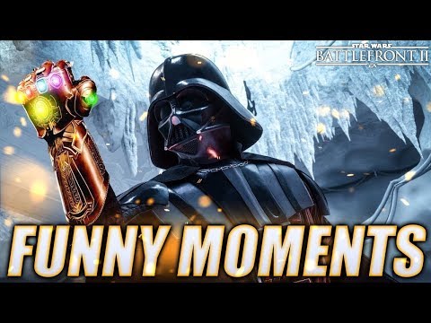 Star Wars Battlefront 2 Funny Moments #2: Batter Up, Rey!
