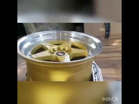 Jante Japan Racing JR6 Gold with Polished lip - DCA Evolution