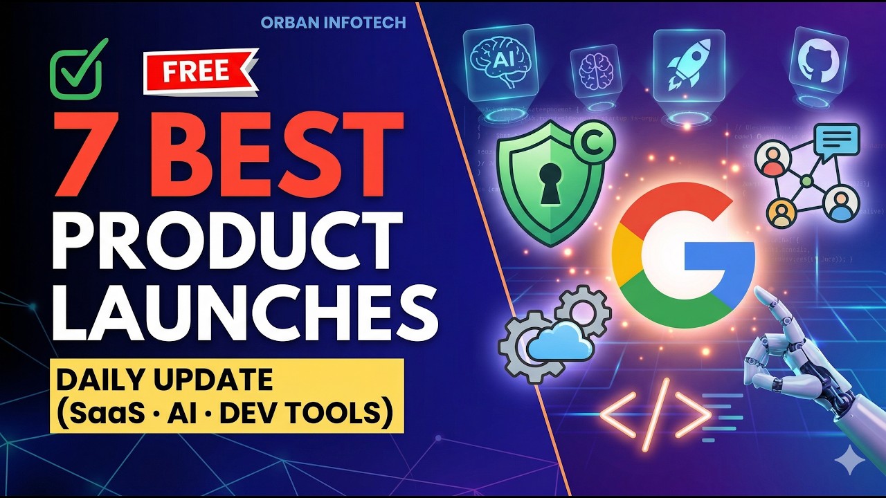 7 Best Product Launches Today (SaaS, AI & Developer Tools)