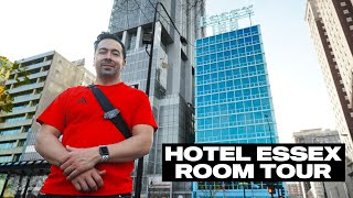 HOTEL ESSEX CHICAGO ROOM TOUR & REVIEW // South Loop Chicago Travel Vlog 2023
