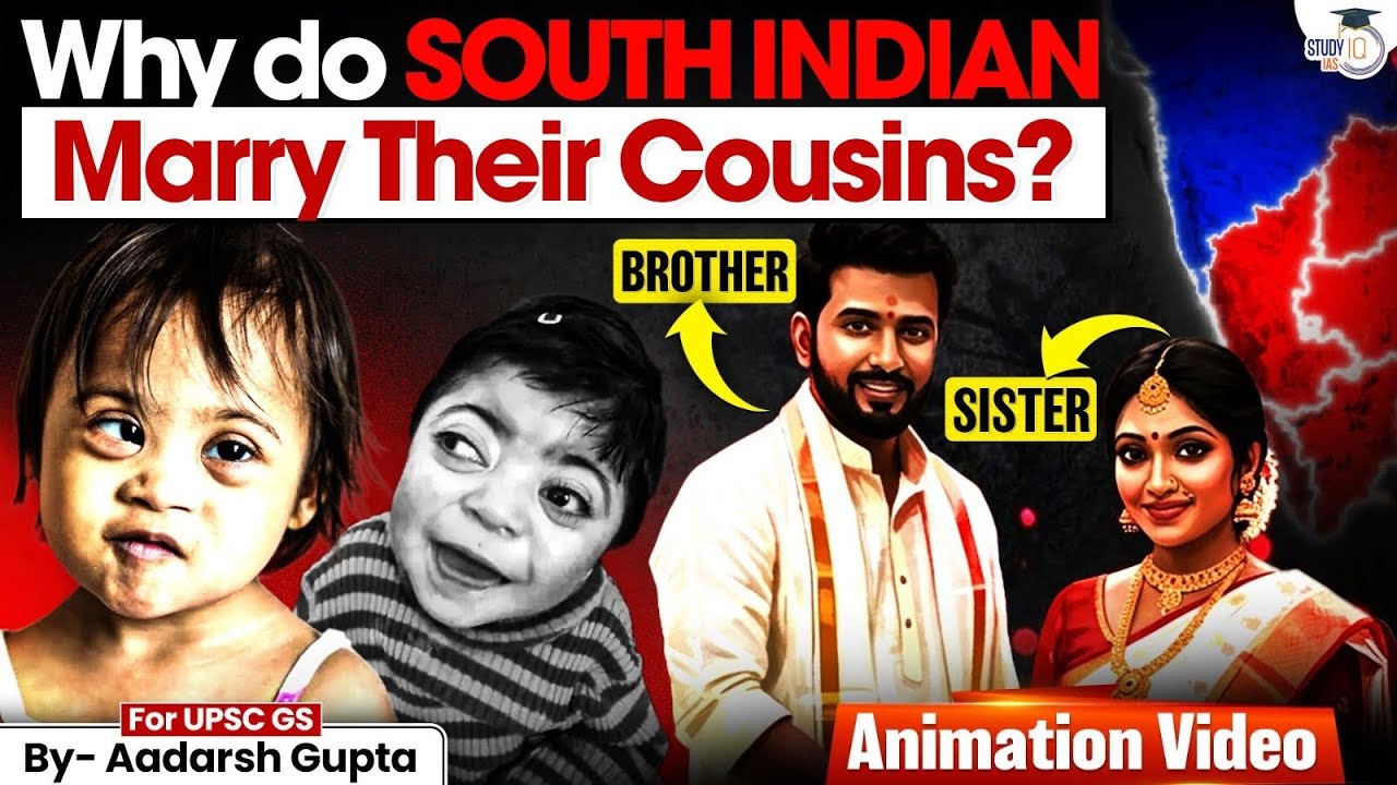 Why South India Cousin Marriage Is Common | Sister Brother Marriage Crisis And Effect | StudyIQ