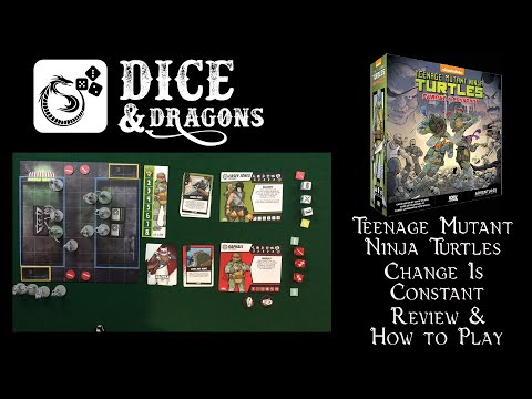 Dice and Dragons - Teenage Mutant Ninja Turtles Adventures Change is Constant Review and How to Play