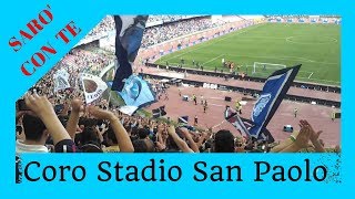 Sarò con te e tu non devi mollare abbiamo un sogno nel cuore Napoli torna campione Stadio San Paolo