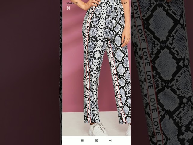 Vídeo relacionado con Leggings de piel sintética para mujer, pantalones metálicos con estampado de animales de serpiente, pantalones de tubo de aspecto húmedo brillante, longitud al tobillo, Estampado de serpiente grande