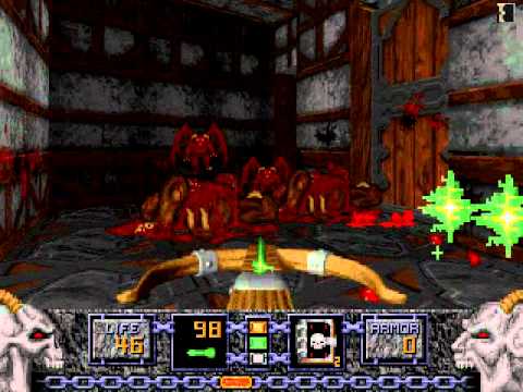 Let's Play Heretic: Shadow of the Serpent Riders Co-op Part 13 and a half - Ice Grotto speed run!