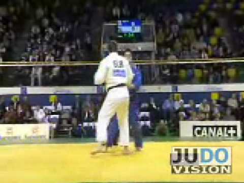 JUDO 2008 World Open Championships: Takamasa Anai 穴井 隆将 (JPN) - Ihar Makarau (BLR)