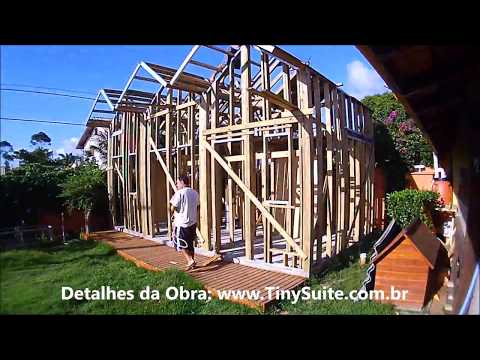 3 meses em 3 minutos - Construção a Seco em WOOD+STEEL FRAME - TimeLapse da obra
