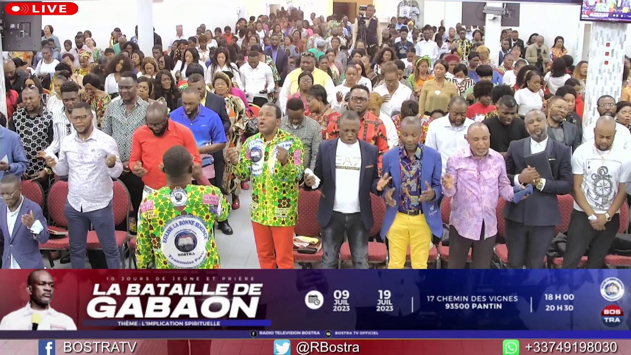 2ÈME CULTE DOMINICAL LA BATAILLE DE GABAON DU 16/07/2023