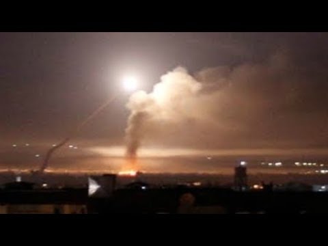 RAW Iran Revolutionary Guard in Syria rocket fire @ Israel Golan Heights UPDATE May 10 2018 News Video