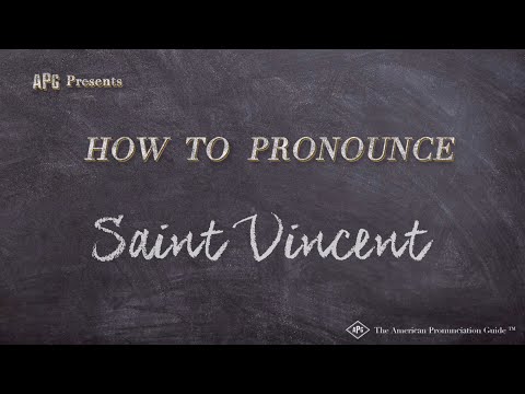 How to Pronounce Saint Vincent (Real Life Examples!)