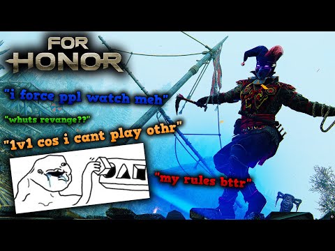 Jester Shinobi is surrounded by fools during his 1vs4s [For Honor]