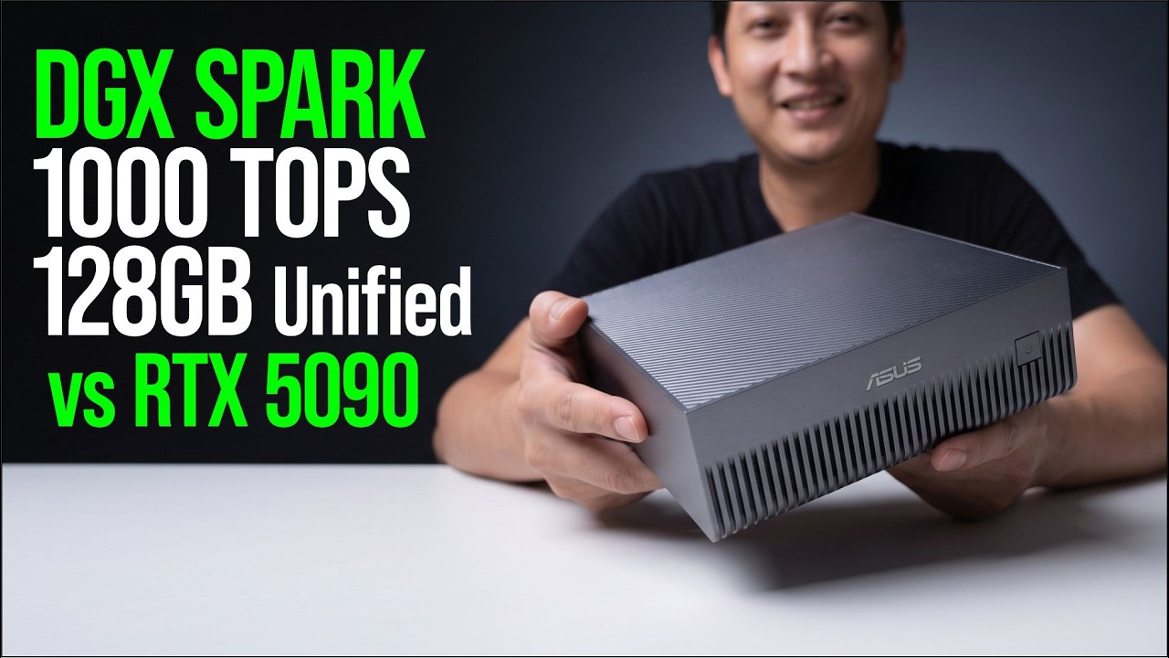 " 128GB VRAM " Super Computer AUTONOM AI cuma 100w | Nvidia DGX SPARK Blackweel GB10
