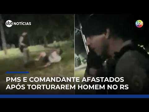 Polícia do RS afasta oito PMs e comandante após investigação apontar tortura | #SBTNoticias