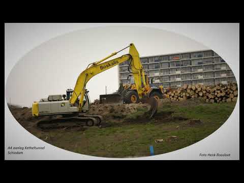 A4 aanleg Ketheltunnel Schiedam  deel 1
