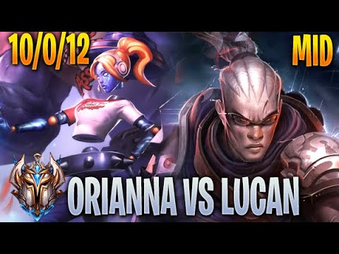 Orianna Mid vs Lucian - NA Challenger 10.22
