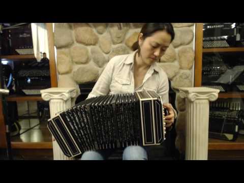 SCANBANDEB - Ebony Scandalli Argentinean 152 Note Bandoneon LM 39 37 $7999
