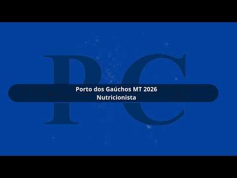 Apostila Prefeitura de Porto dos Gaúchos MT 2026 Nutricionista