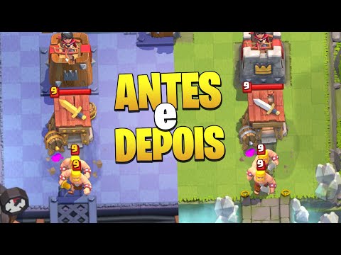 ANTES e DEPOIS Balanceamento do Clash Royale 02/2020