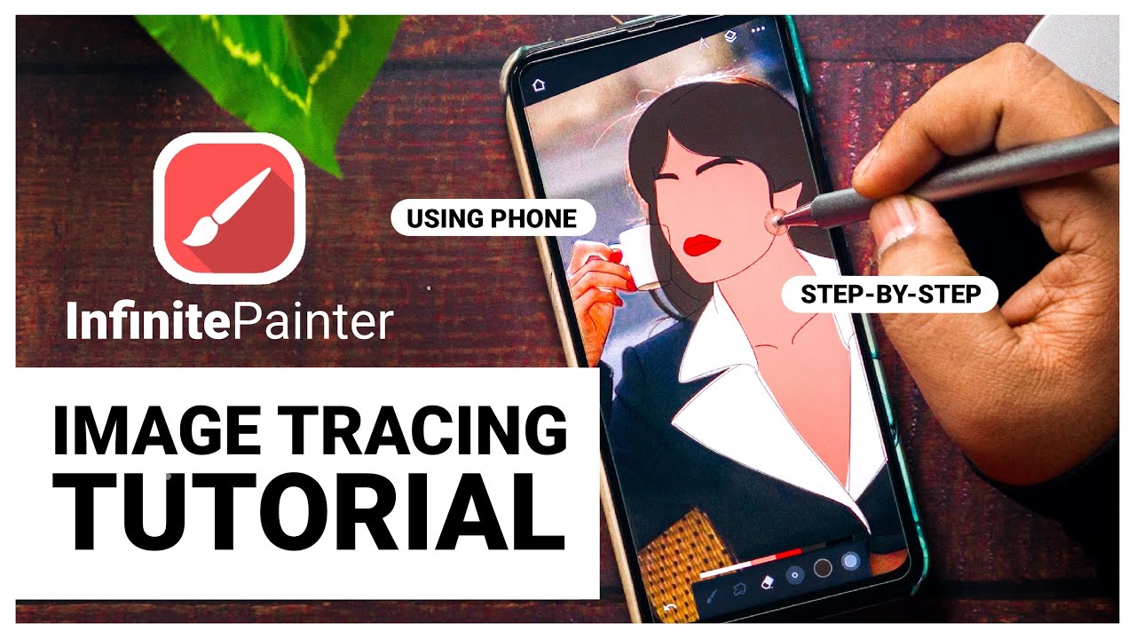 How to Trace on Infinite painter