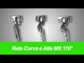 Miniatura vídeo do produto Dobradiça Slide-On MS15 Aço Niquelado Reta 110°