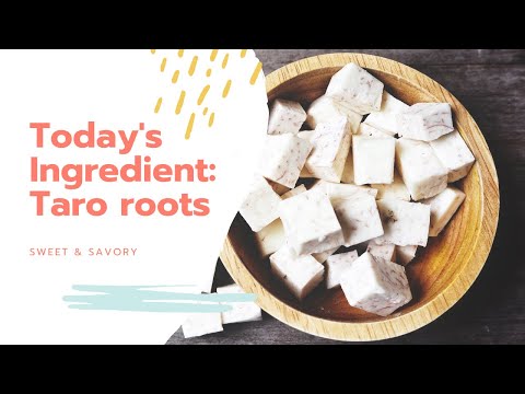 TARO ROOT: how to cook taro root ⎮easy simple recipes