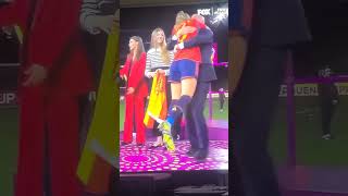 Luis Rubiales kissed Jennifer Hermoso on the lips in the award ceremony of Fifa World Cup 2023