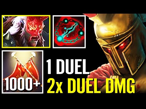 WTF SoulBind + Duel = Double DMG! EZ 1000+ DMG GOD Legion Commander Grimstroke Imba Strat Dota 2 Pro