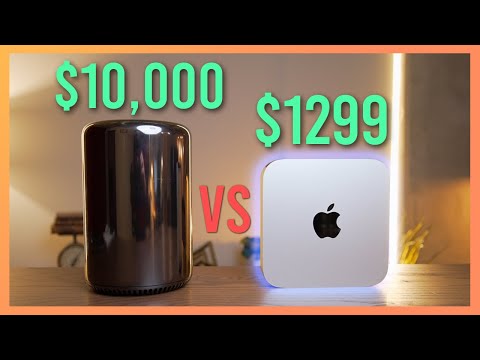 $10,000 Trash Can Mac Pro vs $1299 M2 Pro Mac mini