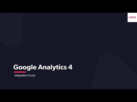 Miva Google Analytics 4 Integration