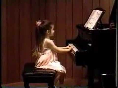 5 yr old Piano Recital by Ashlyn